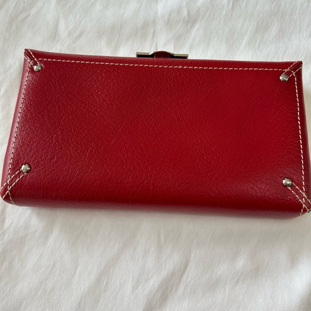 Chic Red Women's Wallet